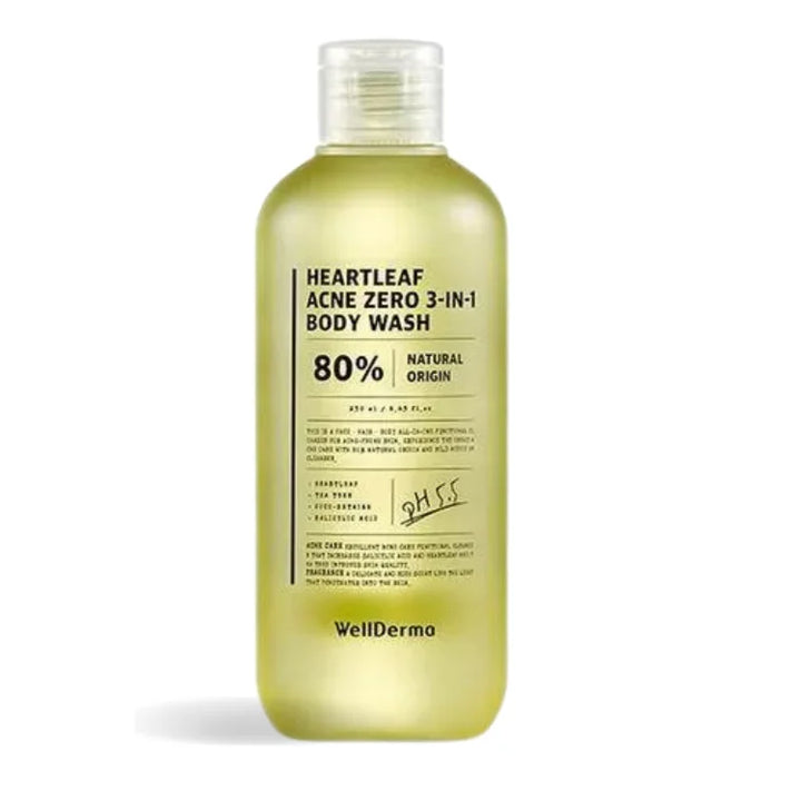 WellDerma Heartleaf Acne Zero Body Wash