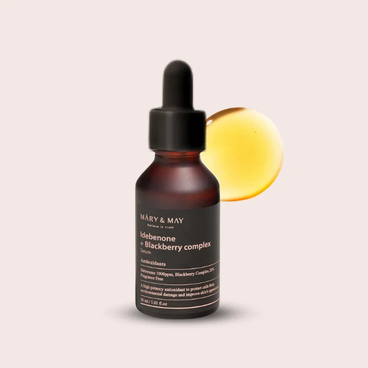 Skin Renewal Serum with Idebenone & Blackberry - 30ml