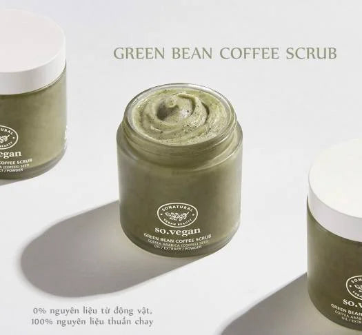 So Vegan Green Bean Coffee Scrub