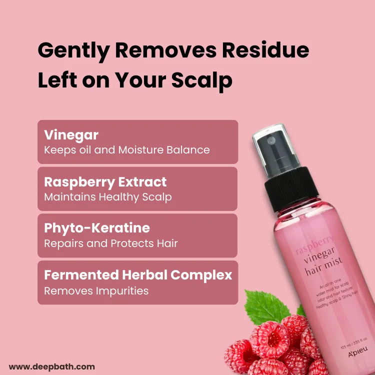 Application of A'PIEU Raspberry Vinegar Hair Mist